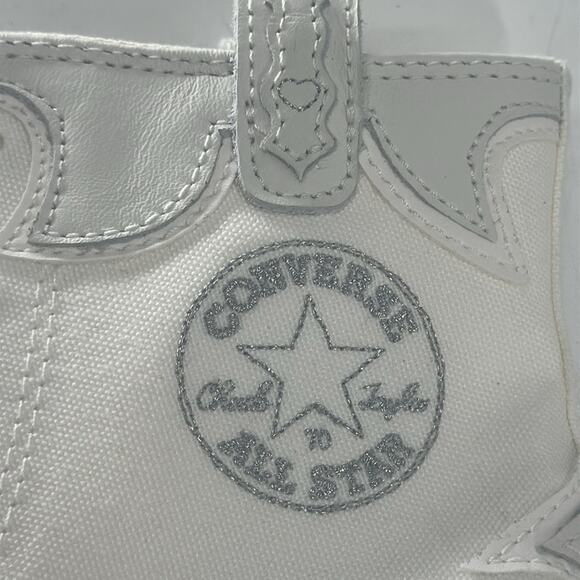 New Woman’s Converse Chuck 70 De Luxe Heel Western Hi Platform Sneaker 10.5 Vid - Picture 12 of 16